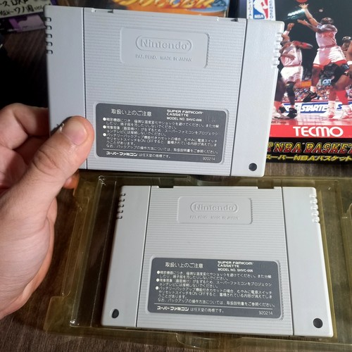 Lot 2 Game NBA Basketball Soccer Information II Super Famicom SFC SNES Sport Set - Picture 7 of 7