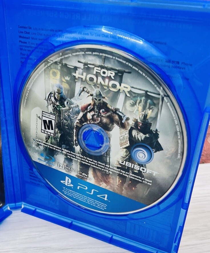 For Honor Ps4 PlayStation 4 Game Knight Barbarian Samurai RPG