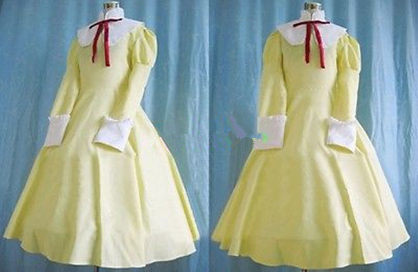 white christmas dresses Ouran High School Host Club Female Cosplay Costume main image 1