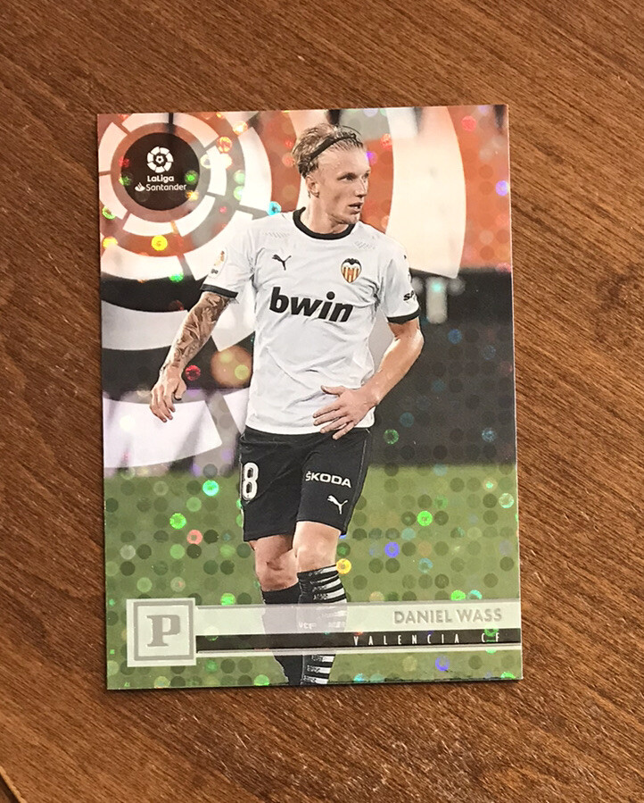 Daniel Wass 2020-21 Panini Silver Circles La Liga #24 Valencia CF