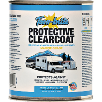 M And L MARINE / TOONBRITE P100QT Alum Protect Clearcoat Qt