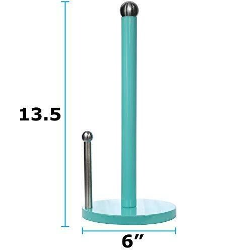 Paper Towel Holder Countertop with Weighted Base Easy OneHanded Tear ...