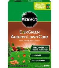 Miracle-Gro Autumn Lawn Care. Grass Food & Moss Control 80m2 Natural Fertilizer