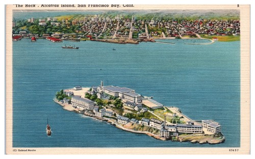 Vintage Linen 11 Postcards Lot - Homes, Cities, Bridges, Prisons - California - Picture 9 of 22