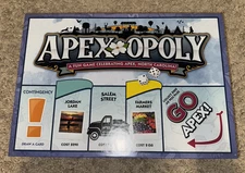 Apex-Opoly Board Game Cary NC BRAND NEW SEALED RARE!