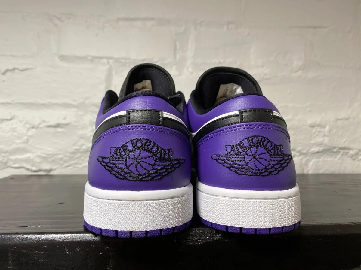 Sz 8/8.5 - Nike Air Jordan 1 Low (2020 ) Court Purple White  display picture 3