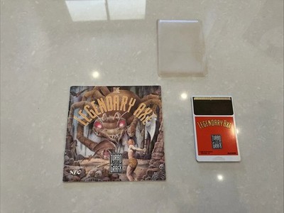 Legendary Axe Turbografx 16 Tested Hu Card Manual & Sleeve Only