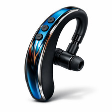 Wireless Bluetooth 5.0 Earpiece Headset Driving Trucker Earbuds Noise Cancelling