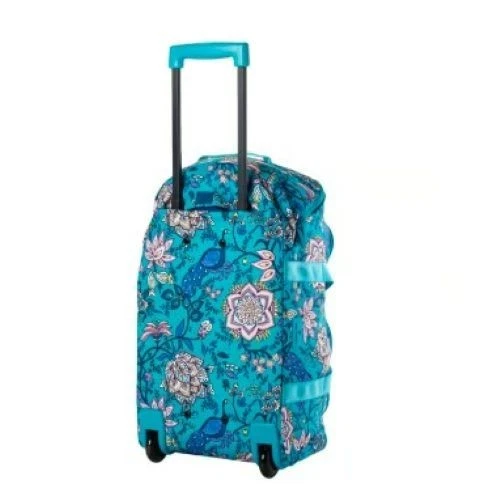 Nuevo con etiquetas Vera Bradley Pavo Real Jardín Aligerado Ruedas Bolsa de Lona Equipaje Foto 2 de 4