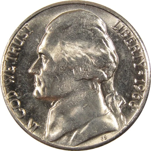 1966 Jefferson Nickel — photo from another recent sale