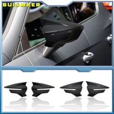 2PCS Side Mirror Cover Caps for SEAT Leon MK3 5F ST FR Cupra Ibiza Mk5 2017–2020