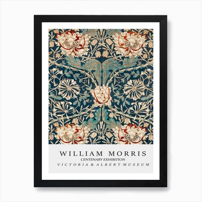 William Morris Poster 5 Kunstdruck gerahmt Wandbild Poster Leinwanddruck Bild