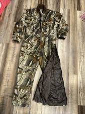 Walls Coveralls Mens Medium Chest 38-40 Realtree Camo Nice Insulated Double Knee