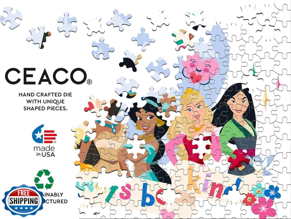 Buffalo Games - Multipack Infantil 4 X 1 - Disney Princess Kids Licenciado Multipac - Imagem 3 de 4