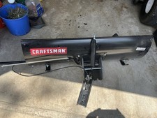 Craftsman Plow Blade Attachment for Lawn Tractor Metal Black