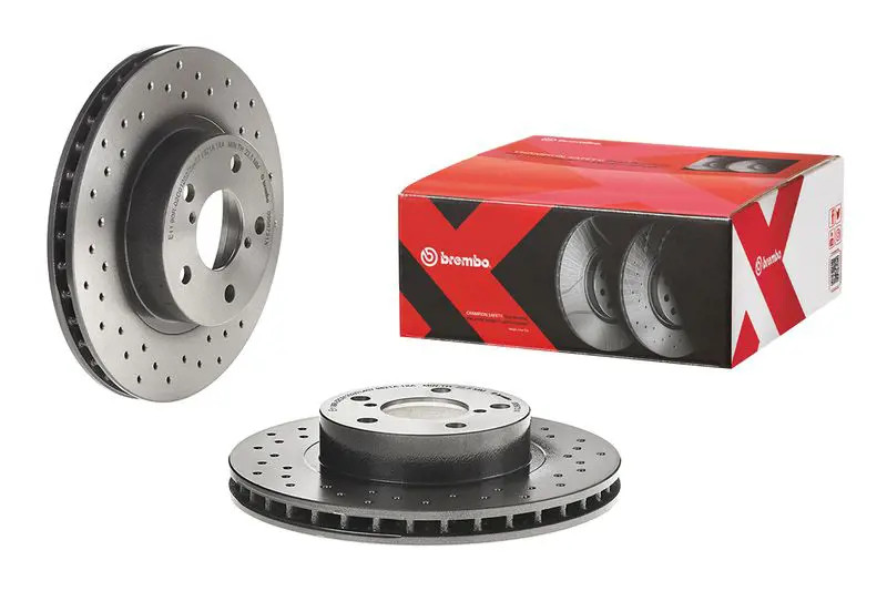 2x BREMBO Bremsscheibe 09.5673.1X für SUBARU - Bild 2