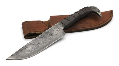 Odin's Raven Norse Viking-styled Knife 10.3'' - Hand Forged 6.5'' Carbon Steel ...