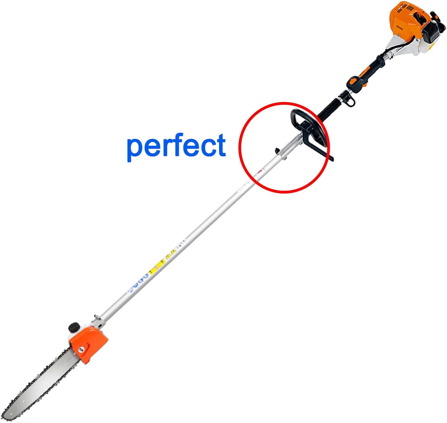 Replacementpart Pole Saw Attachment Compatible with KM 55 RC-E KM 56 RC-E KM85