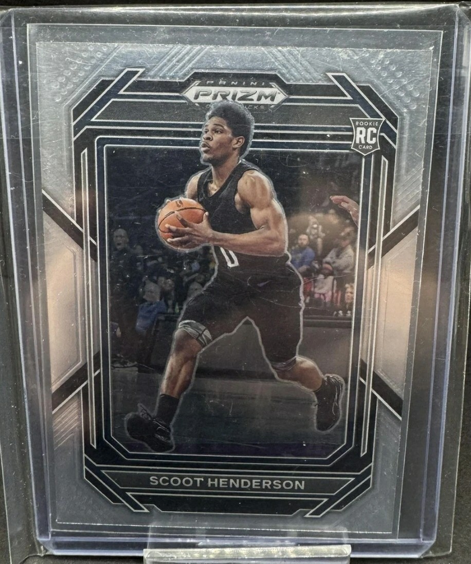 2023-24 PANINI PRIZM DRAFT 🔥SCOOT HENDERSON🔥SILVER PRIZM REFRACTOR #24