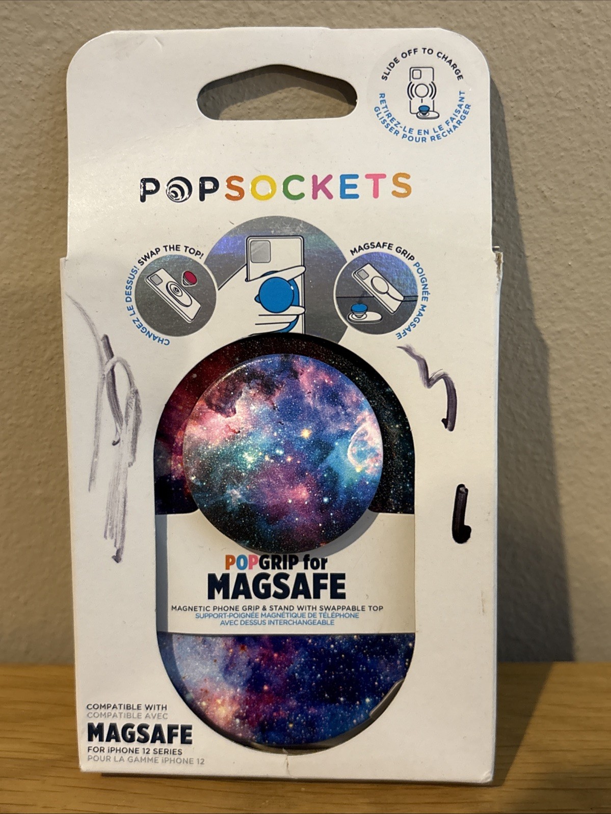 PopSockets PopGrip for MagSafe BLUE NEBULA NEW iPhone 12 Series