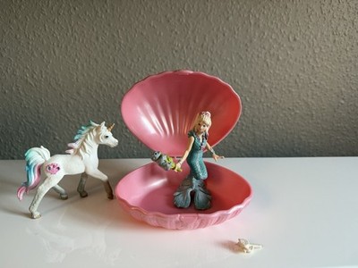 Schleich Bayala Muschel rosa 70564 + Einhorn