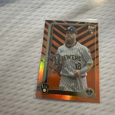 2025 Topps Update Holiday Foil #US92 Drew Avans RC Milwaukee Brewers