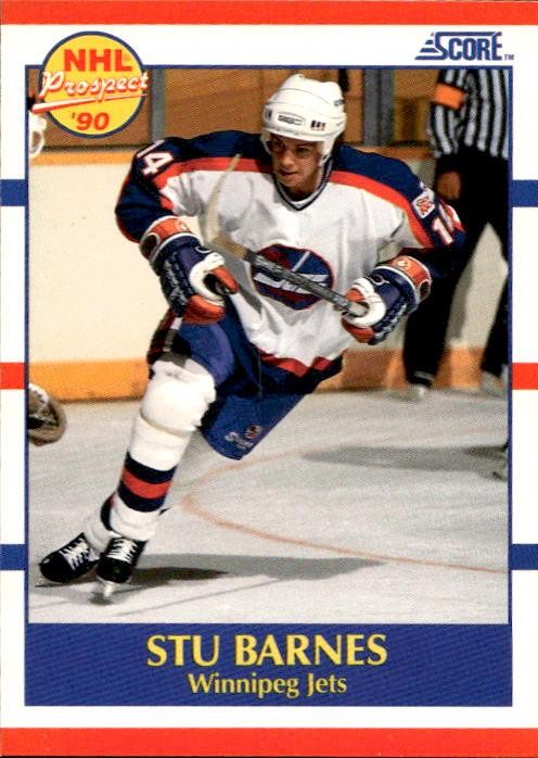 Stu Barnes 1990 Score #391 Winnipeg Jets