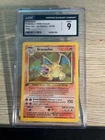 CGC 9 MINT French Charizard / Dracaufeu Base Set 1st Edition Holo Rare 4/102 -01