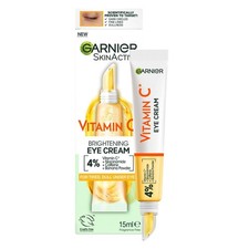 Garnier 4% Vitamin C Brightening Eye Cream, Treatment For Dark Circles 15ml
