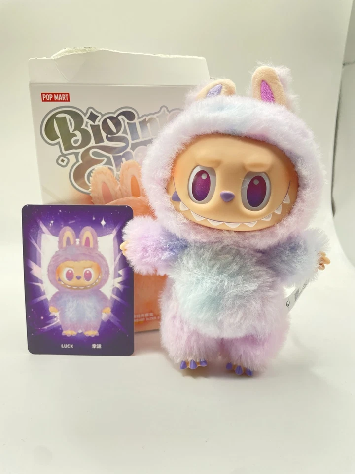 Original POP MART Labubu Big Into Energy V3 – LUCK (lila)
