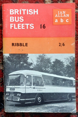 1963 British Bus Fleets RIBBLE, 8th edn. Ian Allan, mit Klappkarte, UNMARKIERT