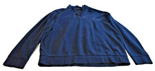 Polo Ralph Lauren Sweater Mens Large Navy 1/4 Zip Pullover