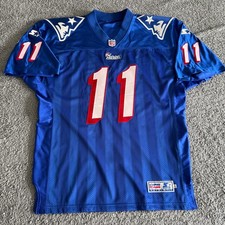 Autographed 1997 Starter Drew Bledsoe NFL New England Patriots Jersey XL Rare