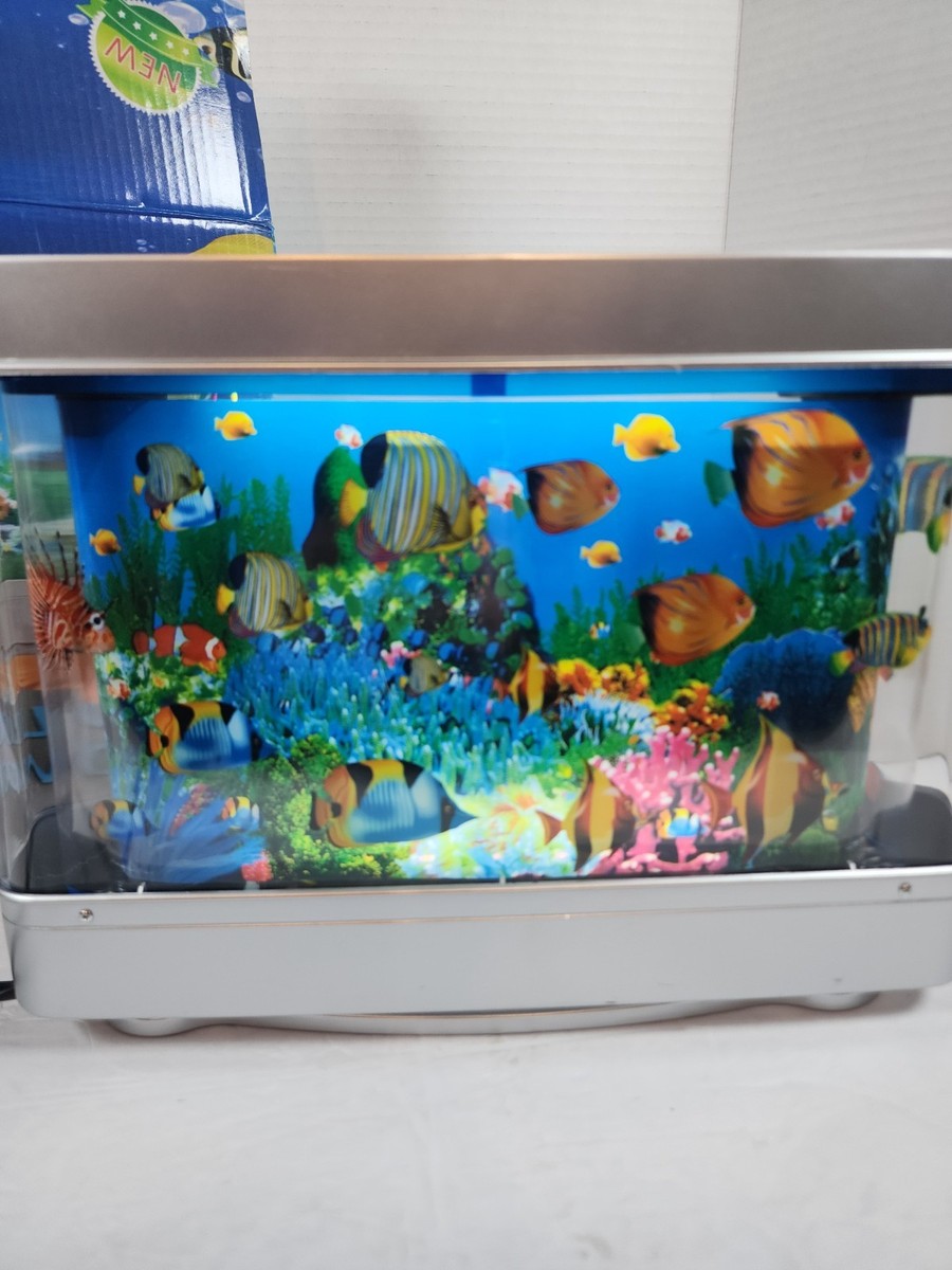 【希少品】SEABED WORLD LAMP LIGHTING MOVE 水族館 Vintage Seabed World Lamp Lighting Move Moving Fish Aquarium