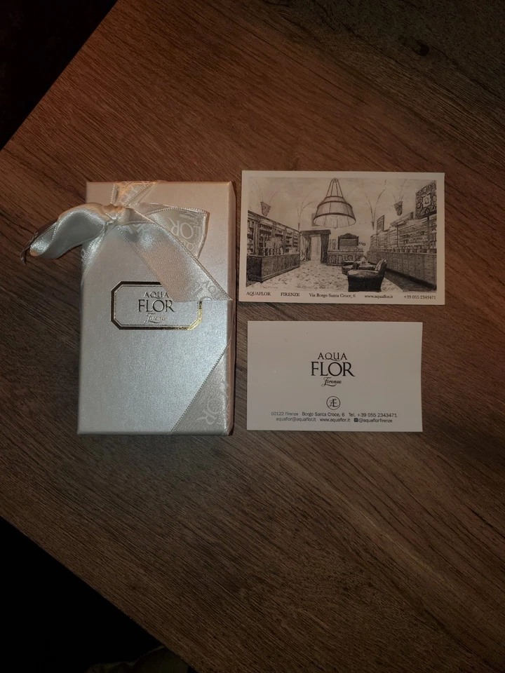 Perfume Aqua Flor Tzigana Firenze, IT 30 ml (vainilla, almizcle blanco, etc.) ¡Raro! Foto 3 de 3