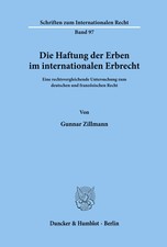 Die Haftung der Erben im internationalen Erbr...