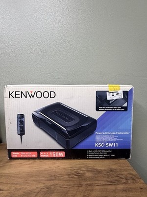 Kenwood KSC-SW11 Powered Enclosed 200x120mm 150W Car Audio