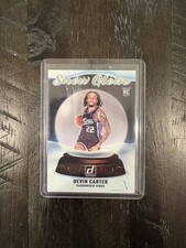 2024-25 Panini Donruss Basketball - Snow Globe Devin Carter #33 Winter (RC)