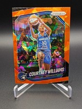 2025 Panini Prizm WNBA Courtney Williams Orange Ice Prizm #69 Minnesota Lynx 💎
