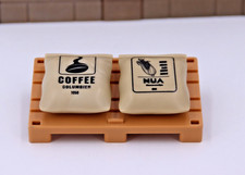 Playmobil Palette mit S&auml;cken - Sack Kaffee Mais - Euro-Palette Zubeh&ouml;r Container