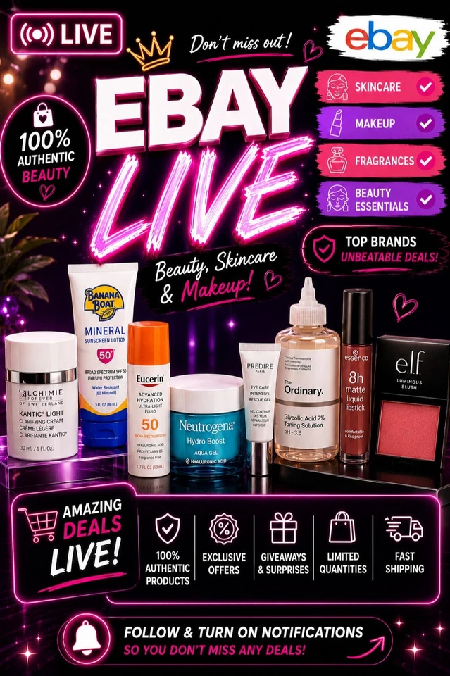 ROXBEAUTE LIVE! SKIN CARE-MAKEUP-BODY CARE & MORE!!