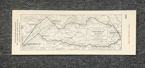 c1910s AAA Auto Club So Cal Strip Road Map #120 Marysville Oroville Quincy CA