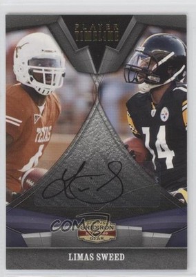 2009 Donruss Gridiron Gear Player Timeline Signatures /250 Limas Sweed Auto 4f5