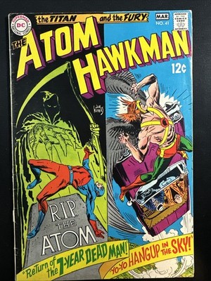 The Atom #41 1969 DC Comics Vintage Old Silver Age 1st Print Good/VG *A11
