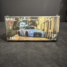 MINI GT LB Works Nissan GT-R R35 Light Blue Collection Garage #184 SEALED