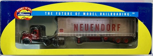 Camión de remolque HO Athearn 93187 Neuendorf Mack B cabina tractor y 40’ | Condition: Used