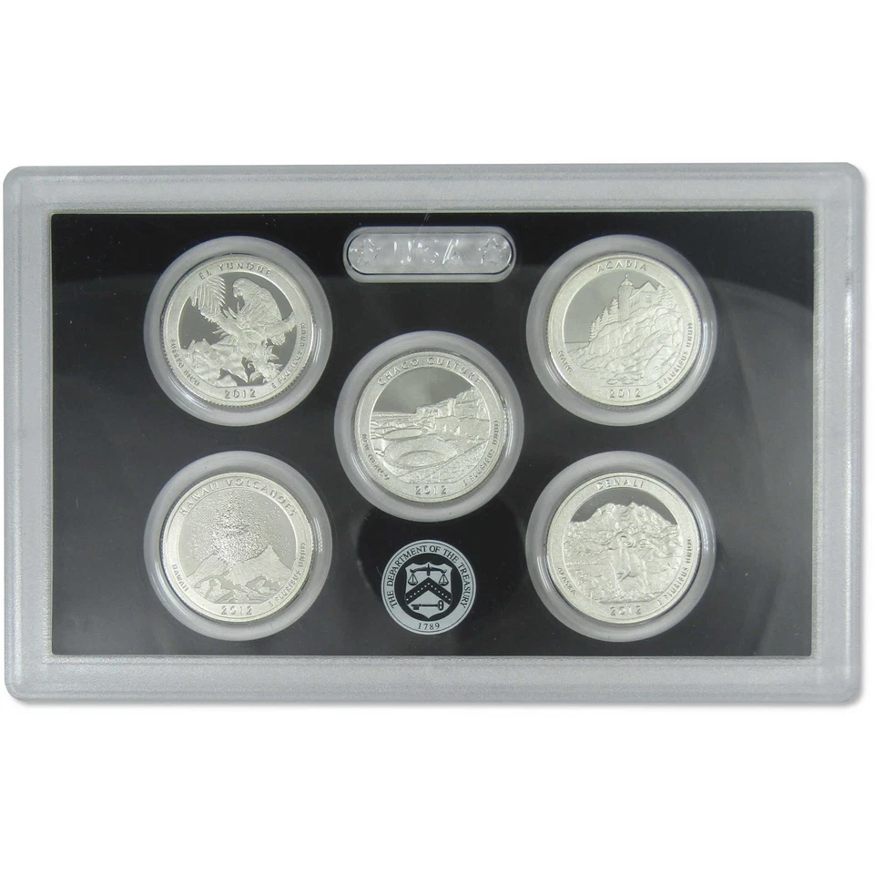 2012 Silver Proof Set U.S. Mint Original Government Packaging OGP COA - Image 4 of 4