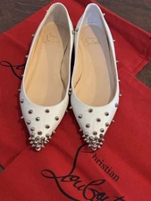 CHRISTIAN LOUBOUTIN Degra Spike Pumps Flat 35.5