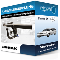 Auto HAK AnhäNgekupplung Abnehmbar Passend für Mercedes C Kl. T-Modell 01-07 Neu