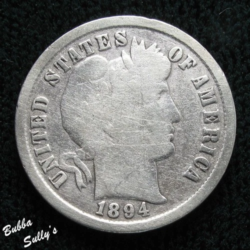 1894-P Barber Dime — photo from another recent sale